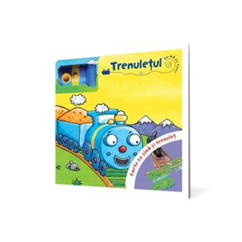 Trenulețul Carte cu șină și trenuleț