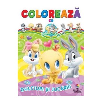 Coloreaza cu Baby Looney Tunes: Dulciuri si jucarii