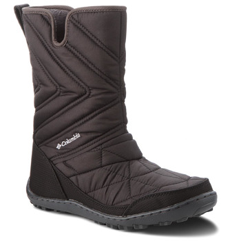 Cizme de zăpadă COLUMBIA - Youth Minx Slip III BY5948 Black/White 010