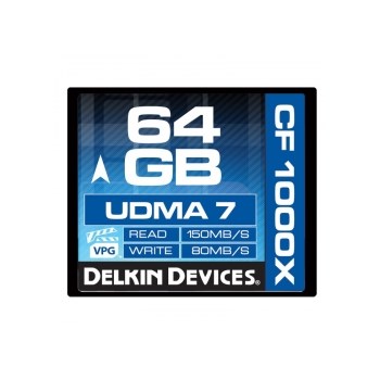 Delkin CF 64GB 1000X - card de memorie UDMA 7