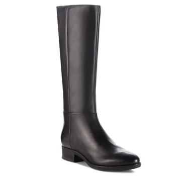 Cizme lungi riding GEOX - D Felicity E D84G1E 00043 C9999 Black