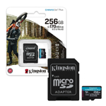 Card de memorie Kingston Canvas Go Plus MicroSDXC 256 GB UHS-I CL10 + Adaptor SD sdcg3/256gb