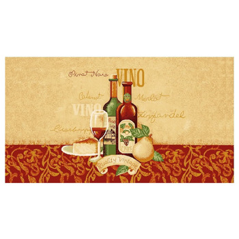 Covoras bucatarie Davo Pro Vino nylon dreptunghiular multicolor 67 x 120 cm