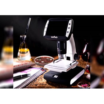 Microscop portabil LCD 1200X -- Lumea celulelor la picioarele tale.