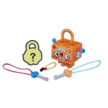 Figurine / Figurina breloc Lock Stars - Robot portocaliu (E3207)