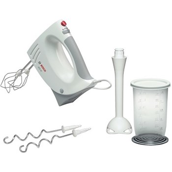 Bosch Mixer de mana MFQ3540, 450 W, 5 viteze, functie Turbo, alb
