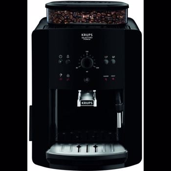 Espressor automat Krups Picto Arabica EA811010, 1450W, 15bari, rezervor boabe 260g, rezervor apa 1.7L, rasnita 3 nivele, Negru