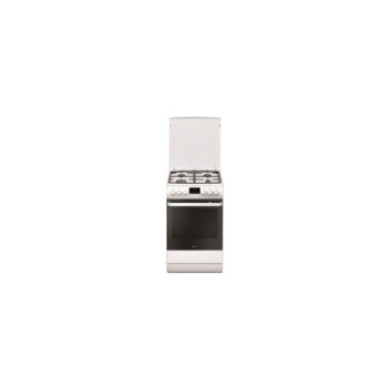 Aragaz mixt Hansa FCMW59209, 4 arzatoare gaz, Cuptor electric, Grill, Clasa A, Alb