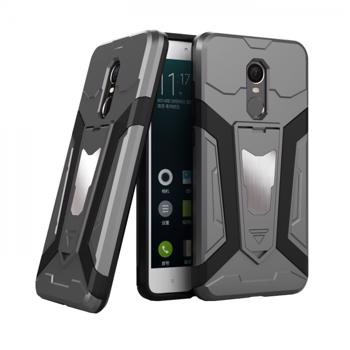 Husa antisoc cu stand metalic pentru suport magnetic Xiaomi Redmi Note 4/Note 4X gri