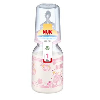 Biberon PP Baby 110ml + tetina silicon lapte, mar.1 (0-6 luni)