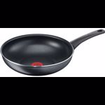 Tigaie TEFAL Elegance Wok C3671903, 28cm, aluminiu, negru
