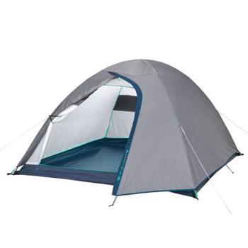 Cort CAMPING MH100 3 persoane Gri QUECHUA