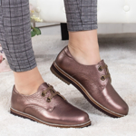 Pantofi Piele Loiami maro casual -rl