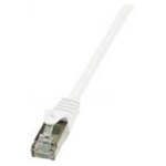 Cablu F/UTP LogiLink CP2081S, Patchcord, CAT.6, 7.5m (Alb)