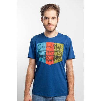 Tricou casual barbati s.Oliver albastru