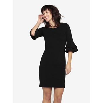 Rochie neagra cu maneci 3/4 clopot Dorothy Perkins