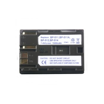 Power3000 PL511W.853 - acumulator tip BP-508 / BP-511 / BP-511A / BP-512 / BP-514 pentru Canon, 1500mAh