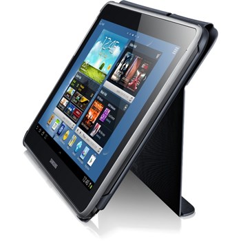 Samsung Leather Effect Flip Cover Case for Samsung Galaxy Note 10.1 inch - Dark Grey
