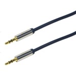 Cablu audio , LogiLink, 3.5 tata/tata , 3 m , albastru