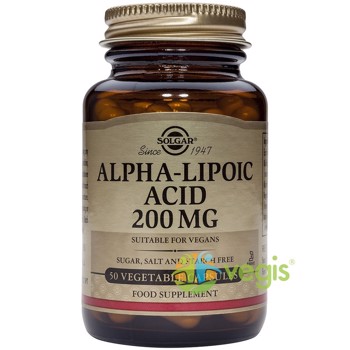 Alpha Lipoic Acid 200mg 50cps Vegetale SOLGAR
