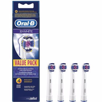 Rezerva periuta electrica Oral-B 3D White EB18-4, 4 buc
