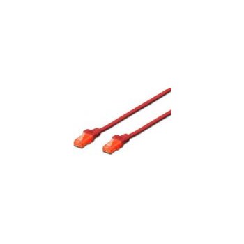 Cablu UTP Digitus Cat. 6 0.5m Rosu dk-1612-005/r