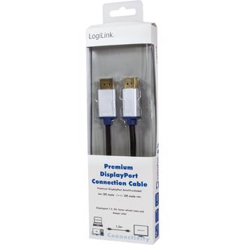 LOGILINK BDPM15 LOGILINK - Premium DisplayPort Cable DP Male to DP Male 1.5m BDPM15