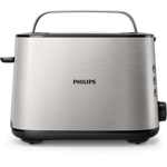 Prajitor paine PHILIPS Viva Collection HD2650/90, 2 felii, 950W, argintiu-negru