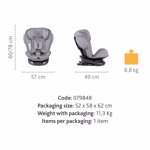 Scaun auto Chicco Unico isofix rotativ Pearl Grupa 0+/1/2/3