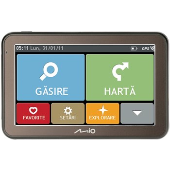 Sistem de navigatie Mio Spirit 7500 LM, diagonala 5”, Full Europe + actualizari gratuite pe viata
