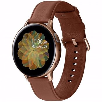 Ceas Smartwatch Samsung Galaxy Watch Active 2 44 mm Wi-Fi Stainless Steel - Gold sm-r820nsdarom