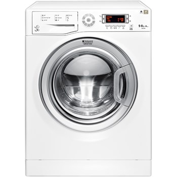 Masina de spalat rufe cu uscator Hotpoint WDD9640BX, 1400 RPM, Spalare 9 kg, Uscare 6 kg, Clasa A, Alb