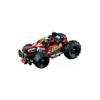 LEGO 42073 Technic BASH Racing Car Toy with Powerful Pull-Back Motor, High-Speed Action Vehicles Building Set,