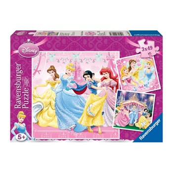 Puzzle Alba Ca Zapada 3x49 piese