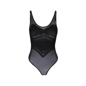 Body negru Miss Selfridge cu broderie